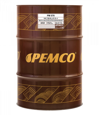 Трансмиссионное масло PEMCO 578 75W-80 GL-4 синтетическое, 208л (PM0578-DR) Трансмиссионное масло PEMCO 578 75W-80 GL-4 синтетическое, 208л (PM0578-DR)
