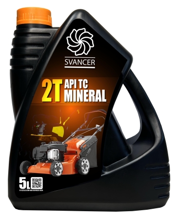 Масло для садовой техники SVANCER 2T Mineral 5л (SVC003)