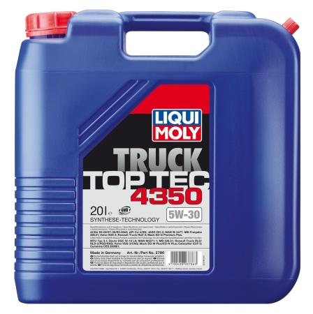 Моторное масло LIQUI MOLY Top Tec Truck 4350 5W-30 синтетическое 20л (3786)