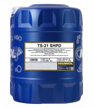 Моторное масло Mannol 7121 TS-21 SHPD 10W-30 20л (MN7121-20)