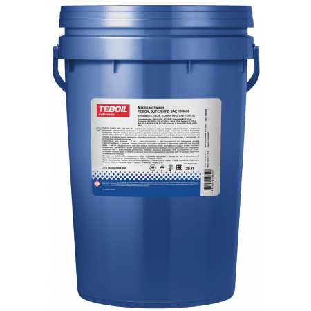Моторное масло TEBOIL SUPER HPD 10W-30 20л (3465165)