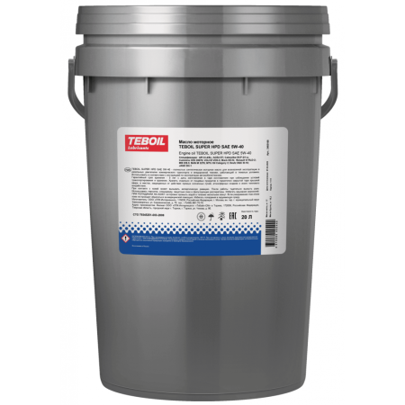 Моторное масло TEBOIL SUPER HPD 5W-40 20л (3465168)