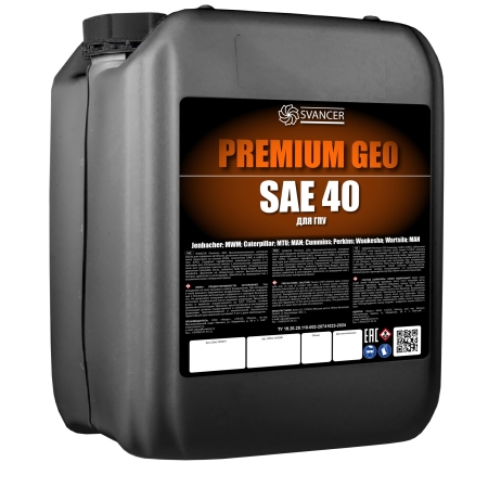 Моторное масло SVANCER Premium GEO SAE 40 20л (SVG019)