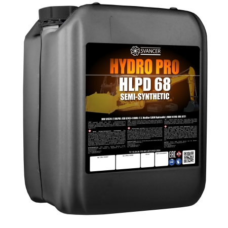Гидравлическое масло SVANCER HYDRO PRO HLPD 68 20л (SVS057)
