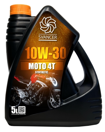 Масло для мотоциклов SVANCER MOTO 4T 10W-30 5л (SVMT017)