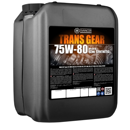 Трансмиссионное масло SVANCER TRANS GEAR GL-4 75W-80 20л (SVT063)