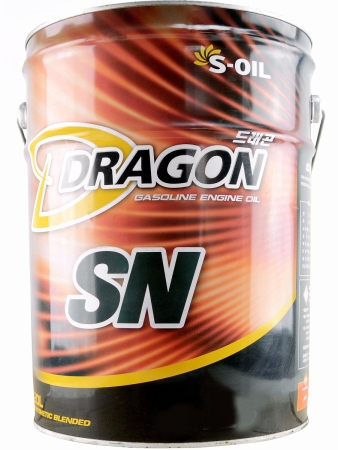 Моторное масло S-OIL Dragon SN 5W-20 20л (DSN5W20_20)