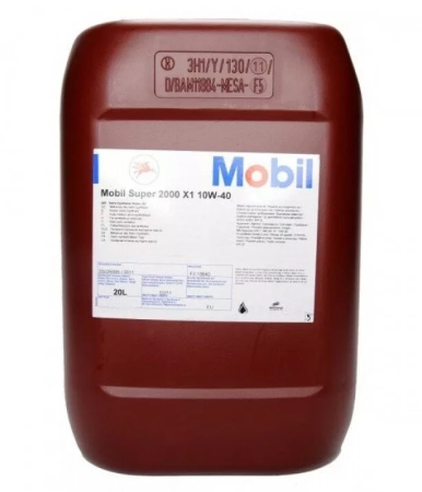 Моторное масло Mobil Super 2000 X1 10W-40 20л (155052)