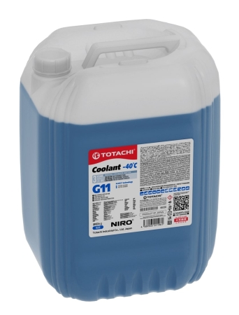 Антифриз TOTACHI NIRO COOLANT Blue -40°C G-11 20кг (46320)