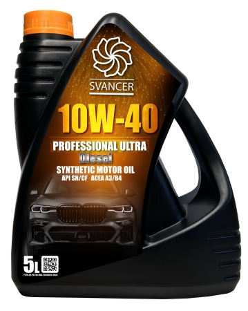 Моторное масло SVANCER Professional Ultra Diesel 10W-40 SN/CF  5л (SVL055)
