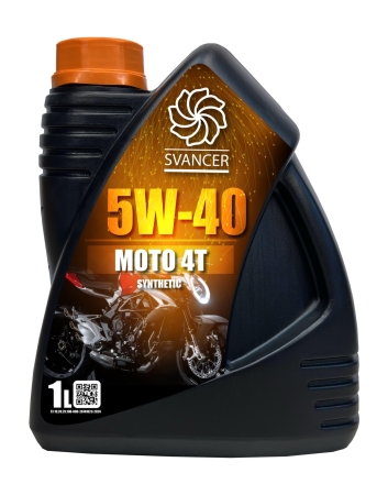 Масло для мотоциклов SVANCER MOTO 4T 5W-40 1л (SVMT015)