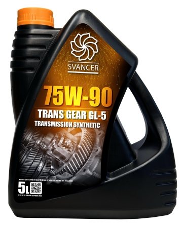 Трансмиссионное масло SVANCER TRANS GEAR GL-5 75W-90 5л (SVT067)
