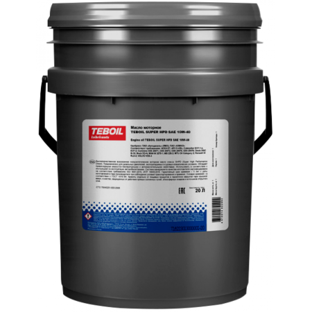 Моторное масло TEBOIL SUPER HPD 10W-40 20л (3461154)